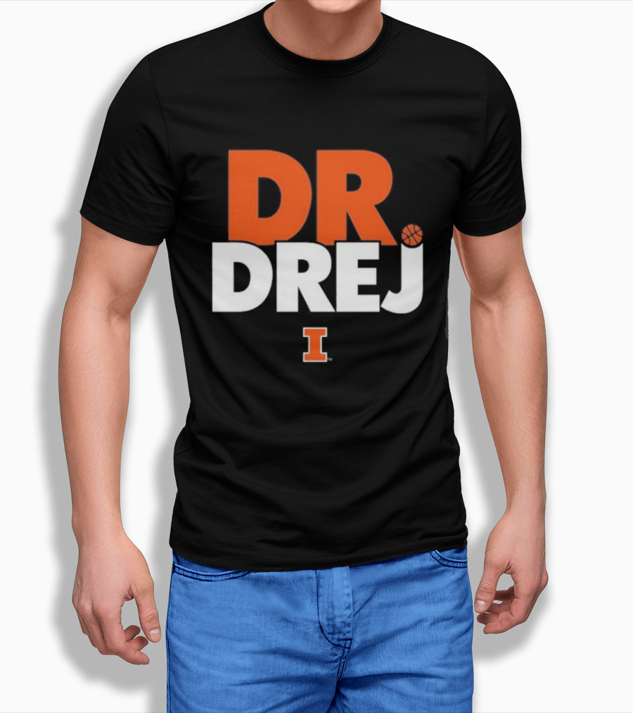 Andrej Stojakovic Dr. Drej I Illinois Fighting Illini T-Shirt