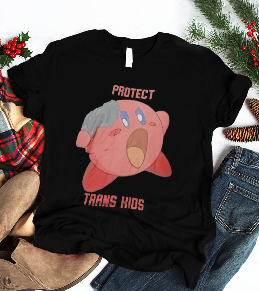 Kirby Protect Trans Kids T-Shirt