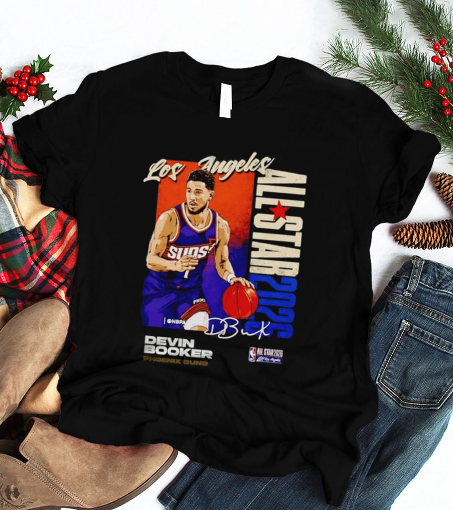 Devin Booker Los Angeles 2026 NBA All Star Suns D Book T-Shirt