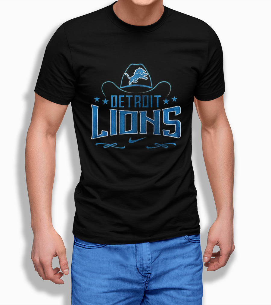 Detroit Lions Never Underestimate Who Is A George Strait Fan T-Shirt