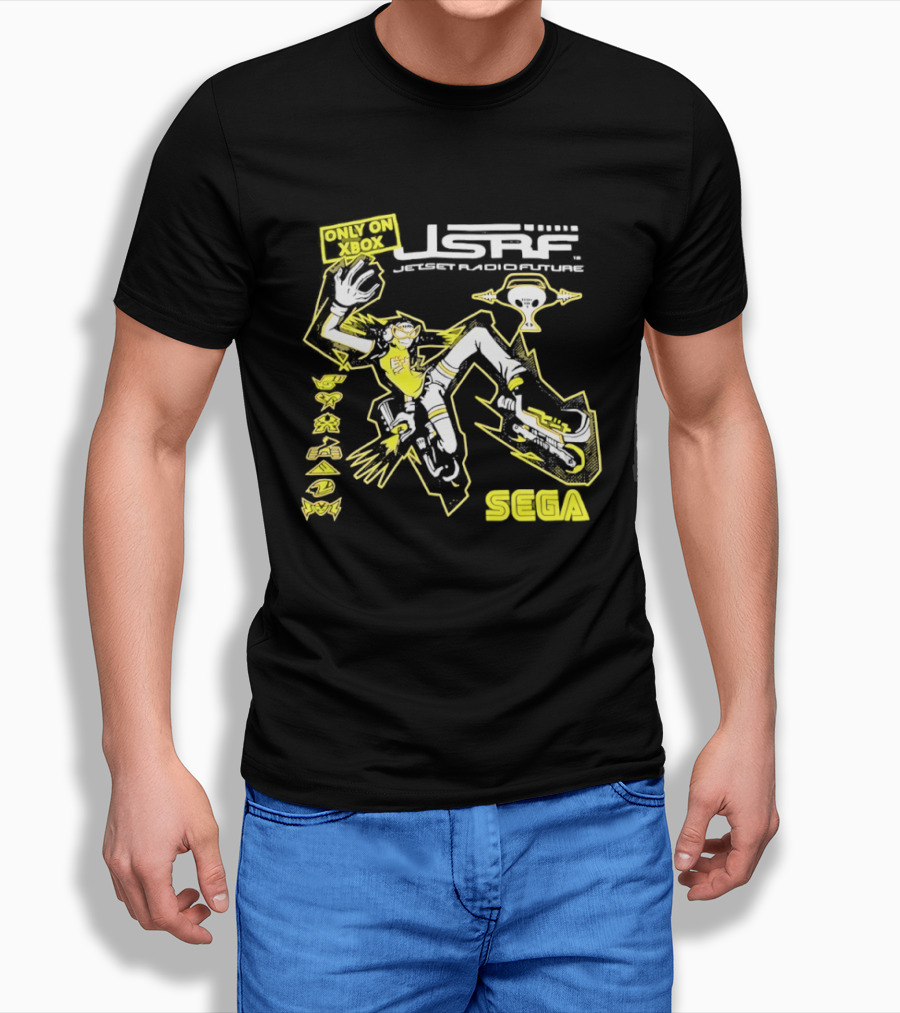 Jet Set Radio Future Sega Xbox Exclusive Iconic Game Characters T-Shirt