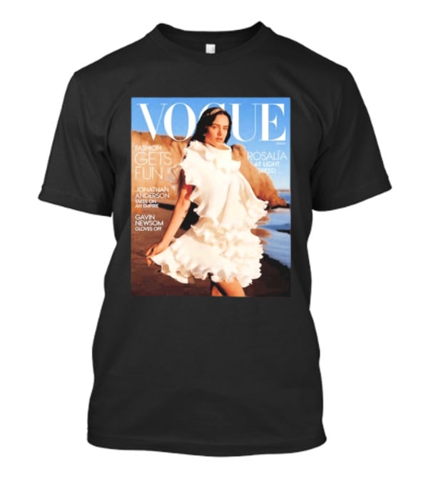 Vogue Spring Fashion Rosalia At Light Speed Jonathan Anderson Gavin Newsom T-Shirt