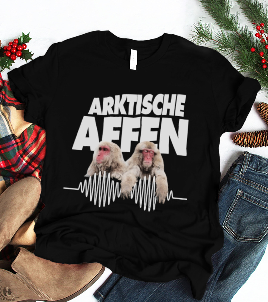 Arktische Affen Snow Monkeys Soundwave T-Shirt