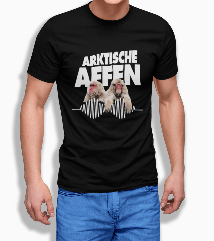 Arktische Affen Snow Monkeys Soundwave T-Shirt