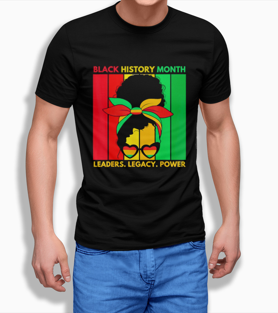 Black History Month Leaders Legacy Power African American T-Shirt
