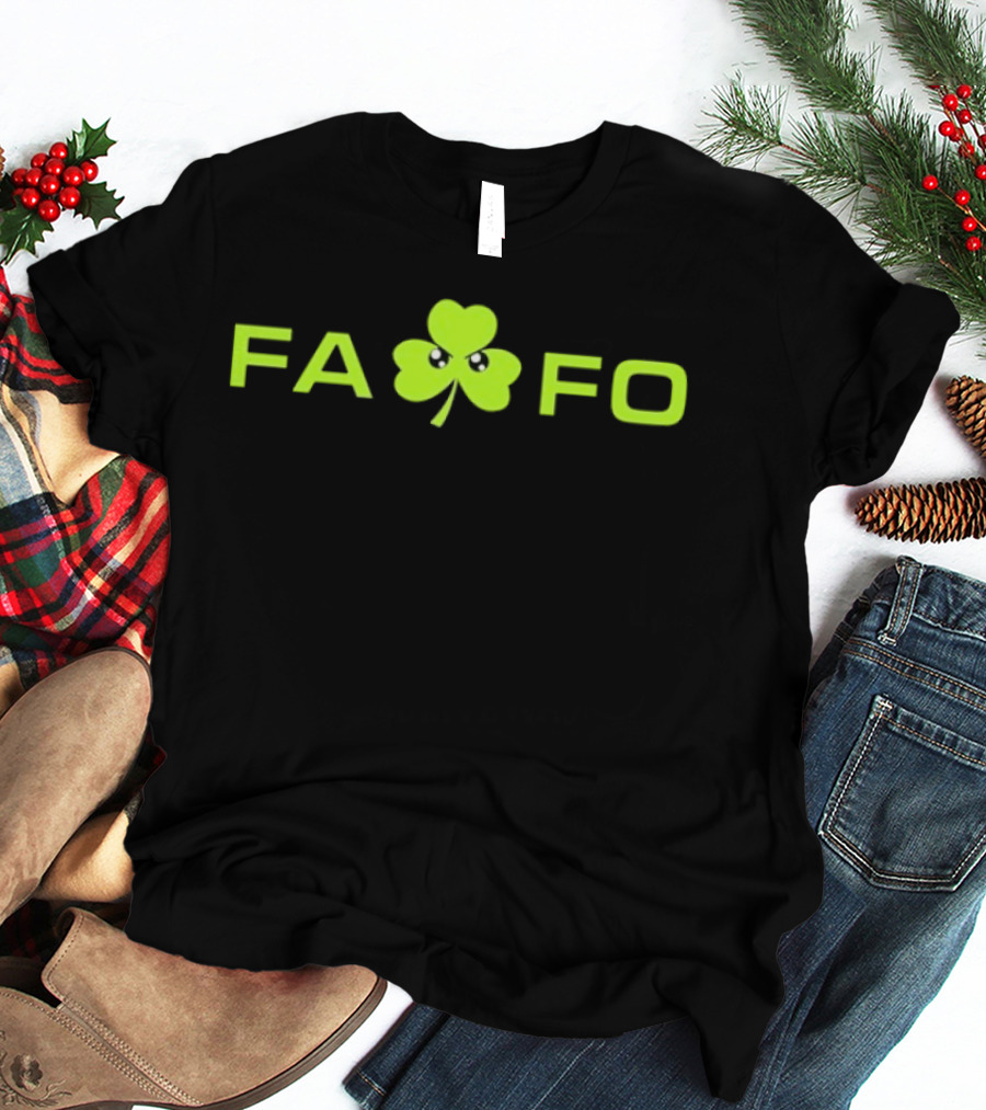 FAFO St Paddy Clover Funny Irish Shamrock T-Shirt