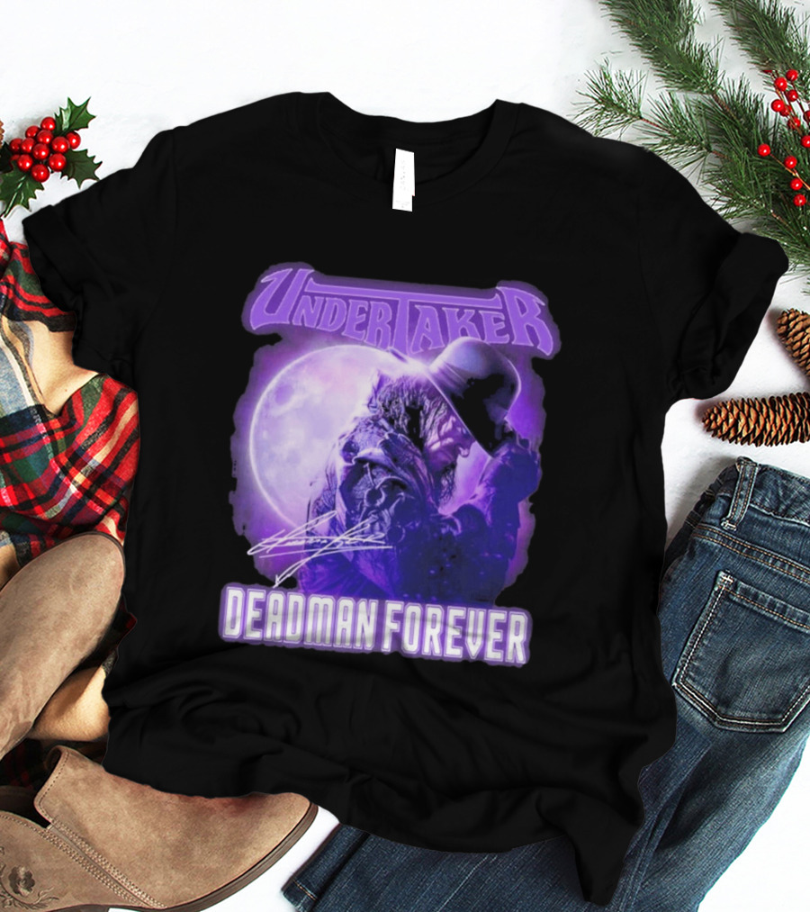 Undertaker Deadman Forever Purple Moon T-Shirt