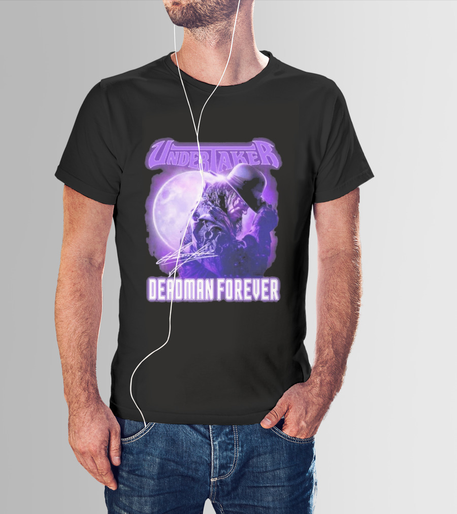 Undertaker Deadman Forever Purple Moon T-Shirt