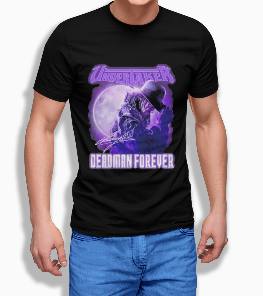 Undertaker Deadman Forever Purple Moon T-Shirt
