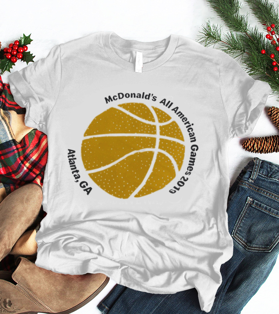 Atlanta GA McDonald's All American Game 2019 Basketball T-Shirt