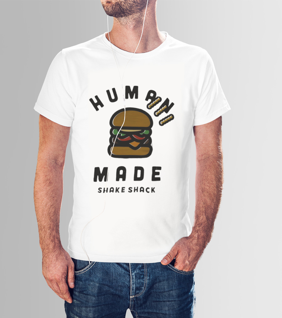 Human Made Shake Shack Hamburger T-Shirt