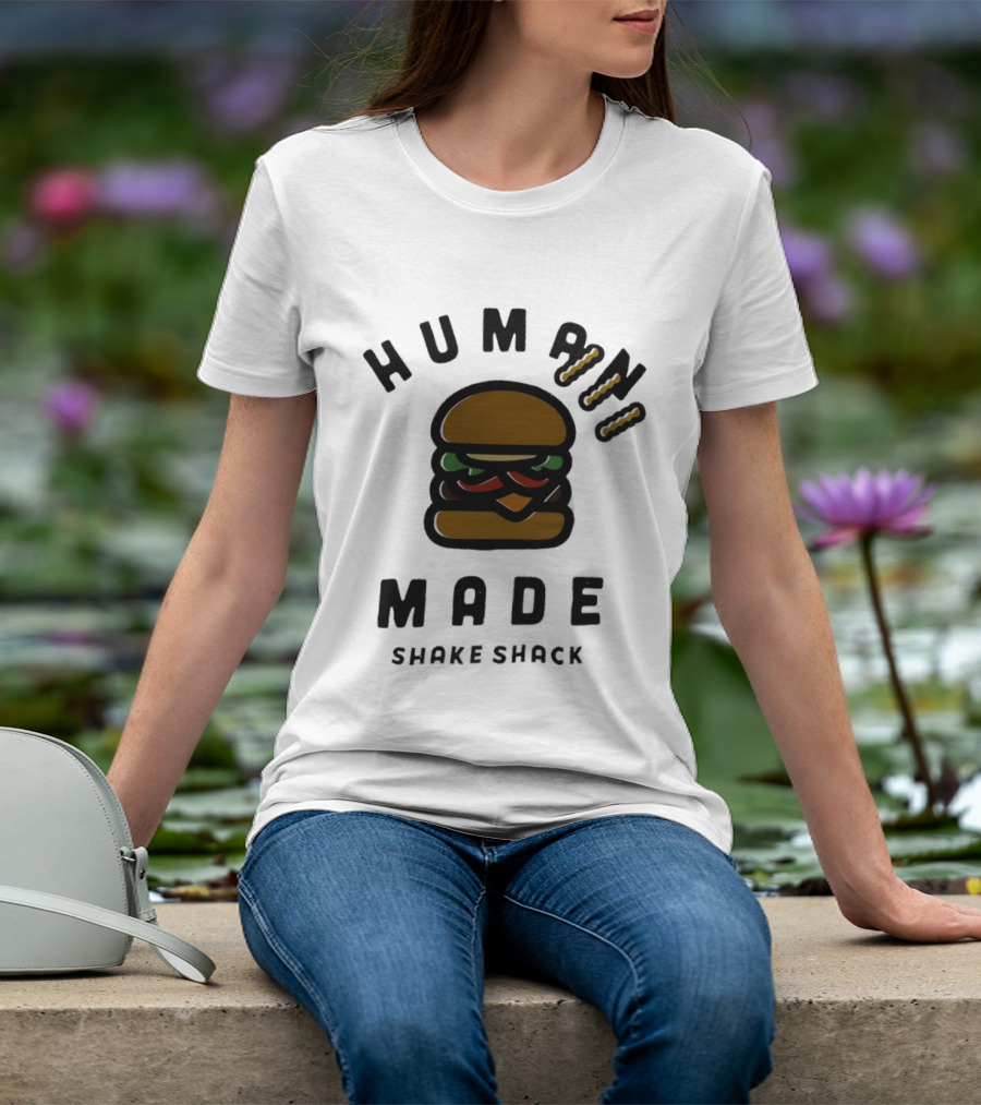 Human Made Shake Shack Hamburger T-Shirt