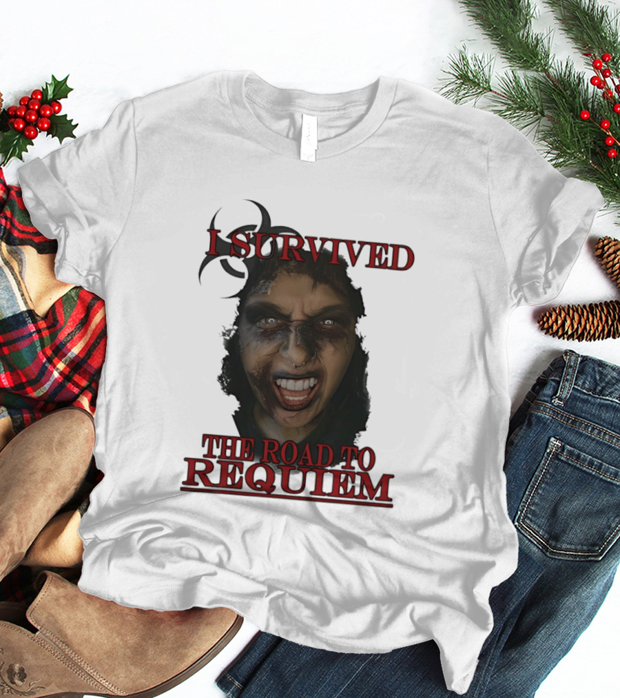 I Survived The Road To Requiem Intense Face Expression T-Shirt