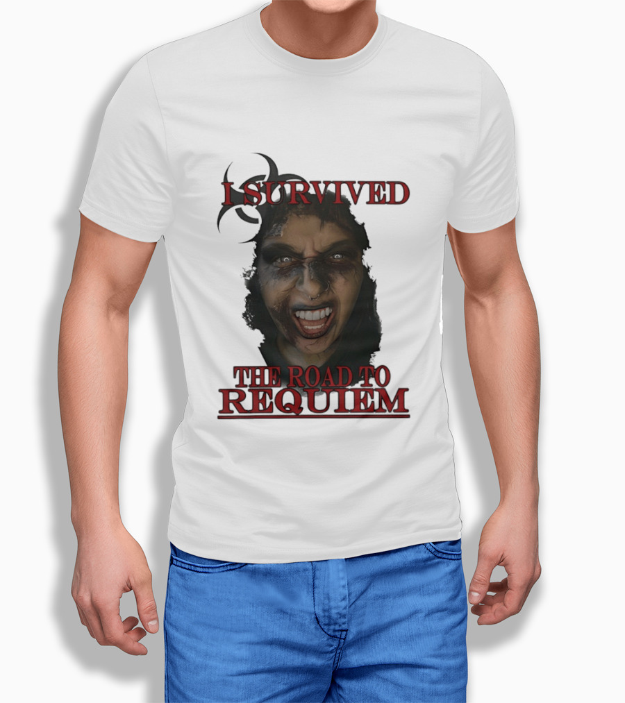 I Survived The Road To Requiem Intense Face Expression T-Shirt
