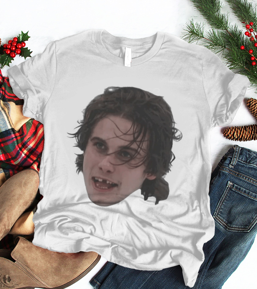 Team USA Jack Hughes Missing Teeth Throwback Face T-Shirt