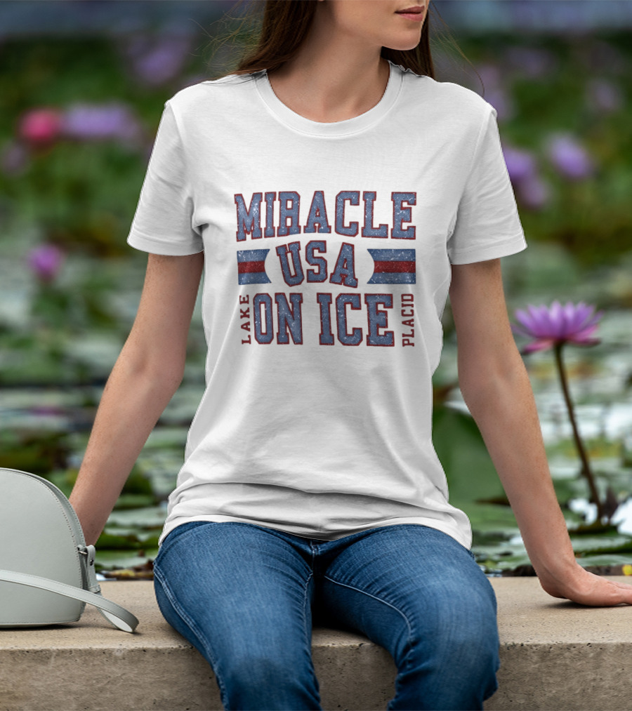 Miracle USA On Ice Lake Placid T-Shirt