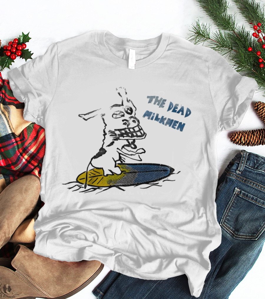 The Dead Milkmen Skull Surf T-Shirt