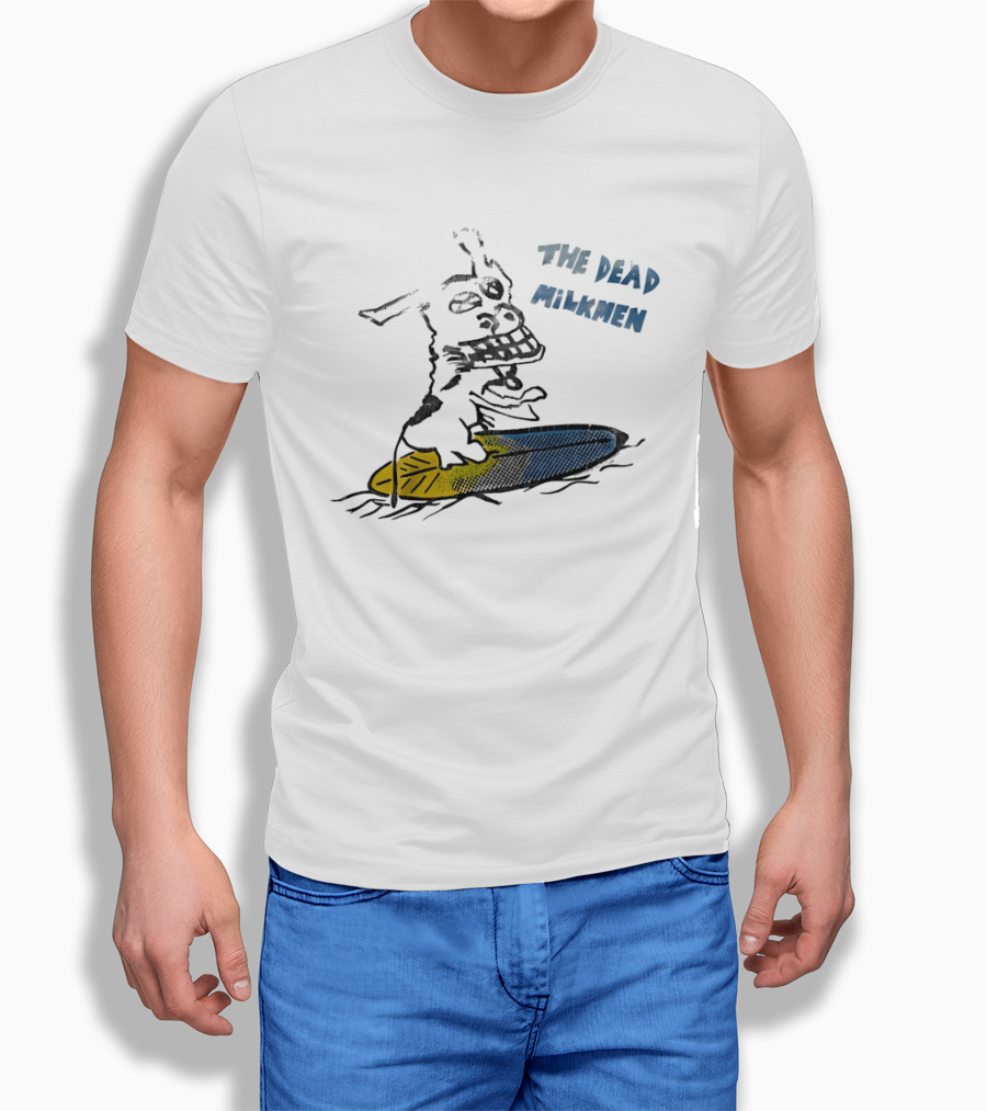 The Dead Milkmen Skull Surf T-Shirt