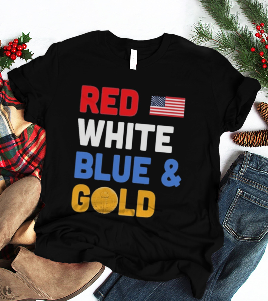 Red White Blue Gold Team USA Win Olympics Forever T-Shirt