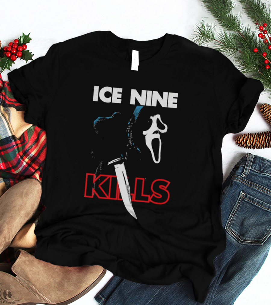 Ice Nine Kills Ghost Face Knife Horror Collaboration Stab Scream 7 Exclusive T-Shirt