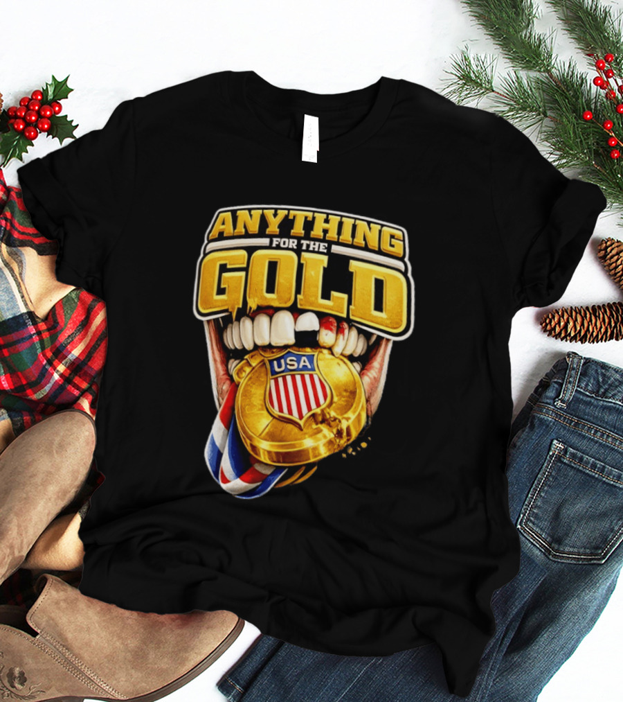 Anything For The Gold USA Medal T-Shirt