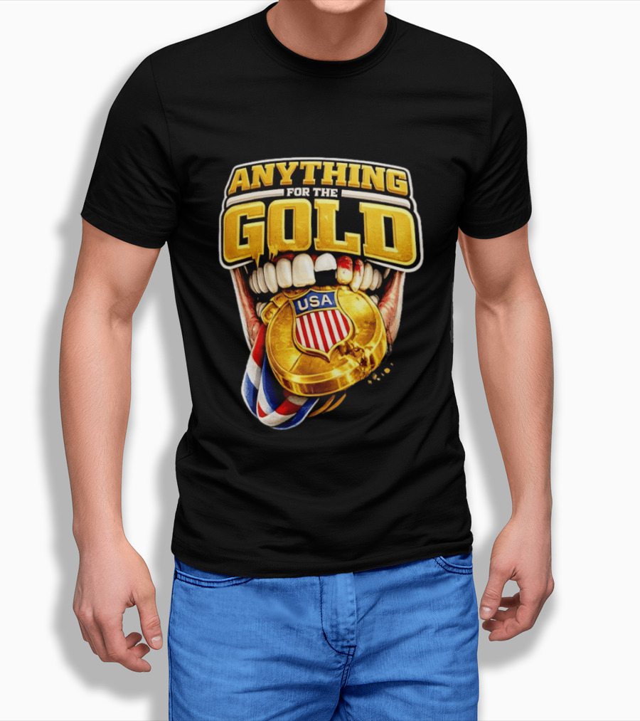 Anything For The Gold USA Medal T-Shirt