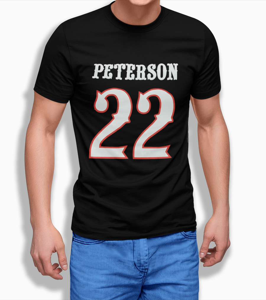 Darryn Peterson 22 Kansas Jayhawks Basketball T-Shirt
