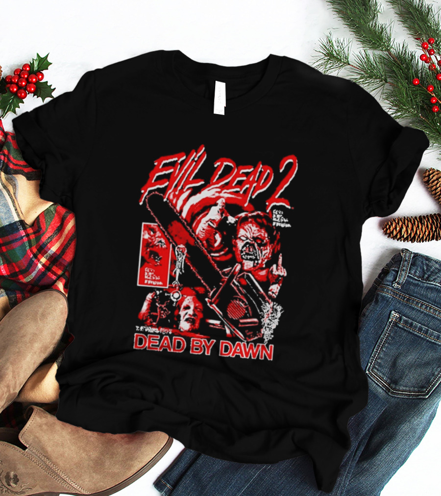 Evil Dead 2 Dead By Dawn Grueling Terror Horror Movie Scene T-Shirt