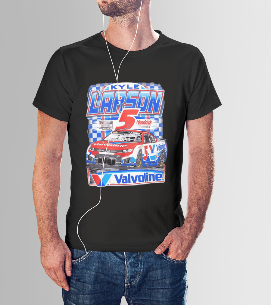 Kyle Larson 5 Valvoline Hendrick Motorsports NASCAR Cup Series Chevrolet Camaro ZL1 T-Shirt