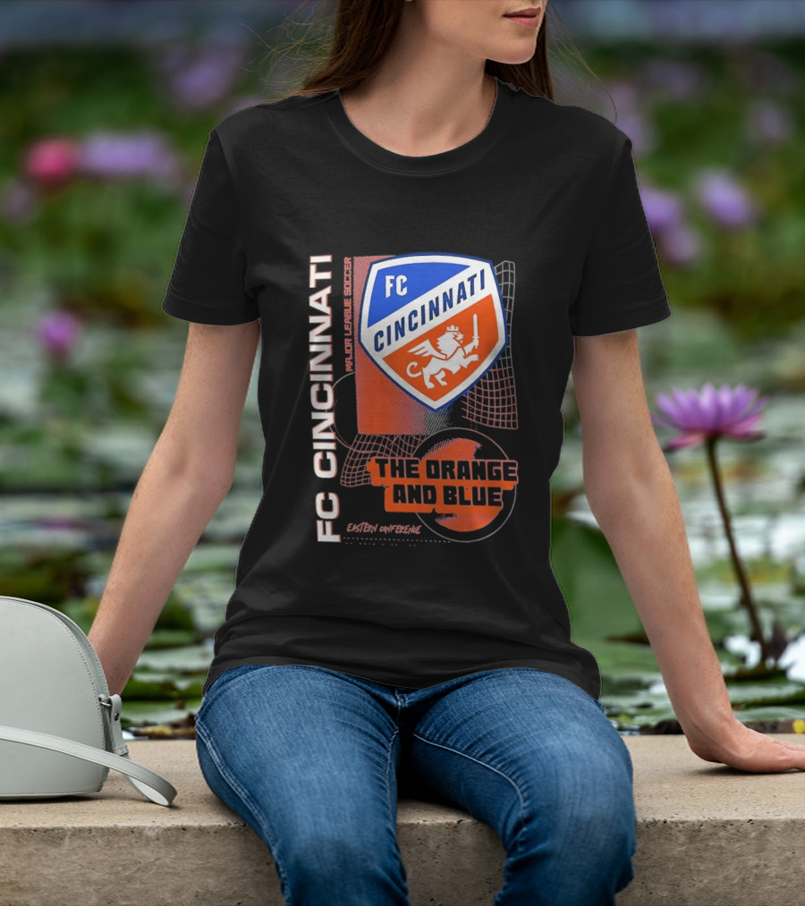 FC Cincinnati The Orange And Blue Soccer Pride T-Shirt