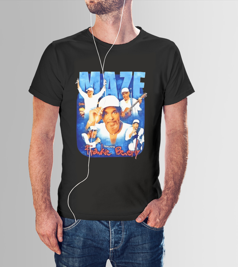 Maze Featuring Frankie Beverly Collage With Performances T-Shirt