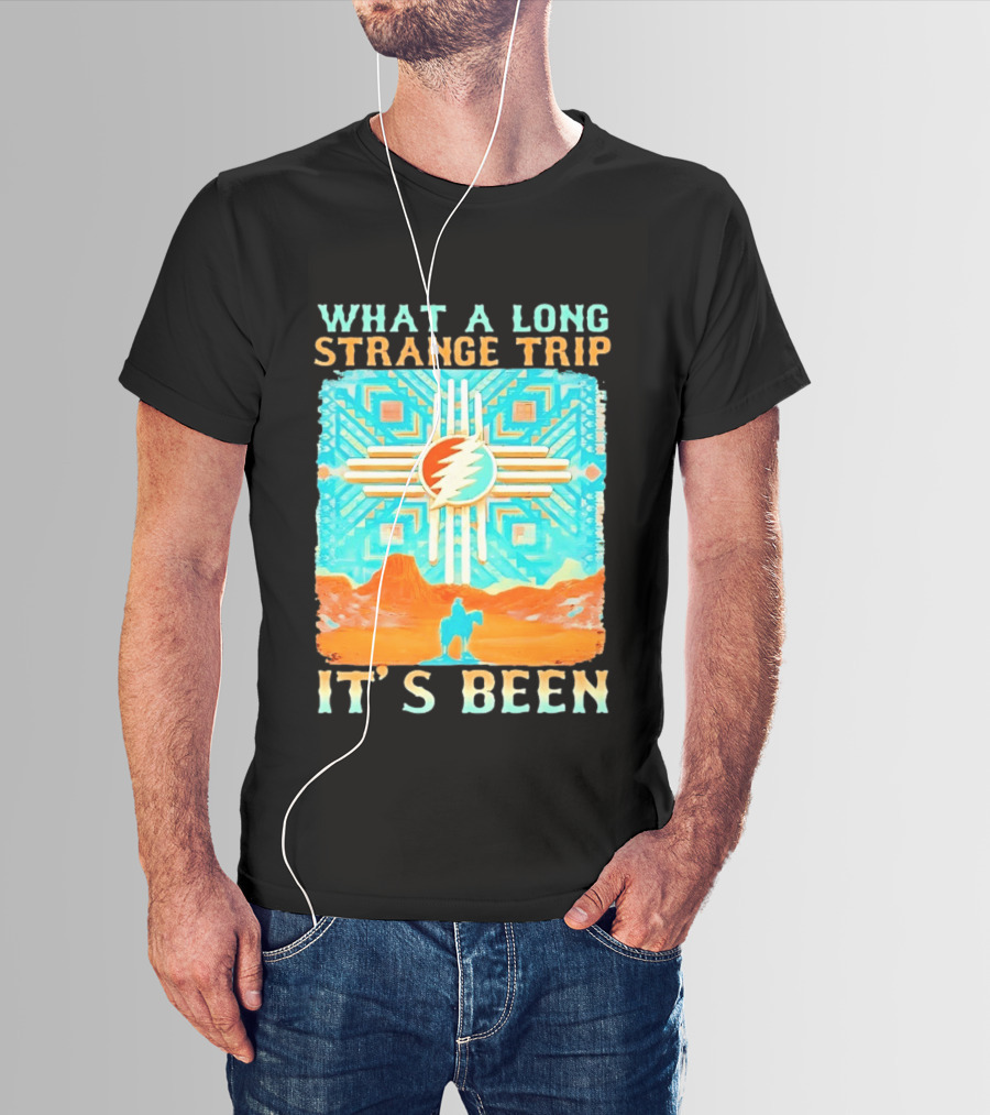 What A Long Strange Trip It's Been Grateful Dead Zia T-Shirt