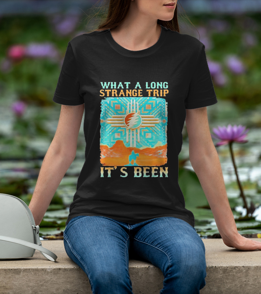 What A Long Strange Trip It's Been Grateful Dead Zia T-Shirt