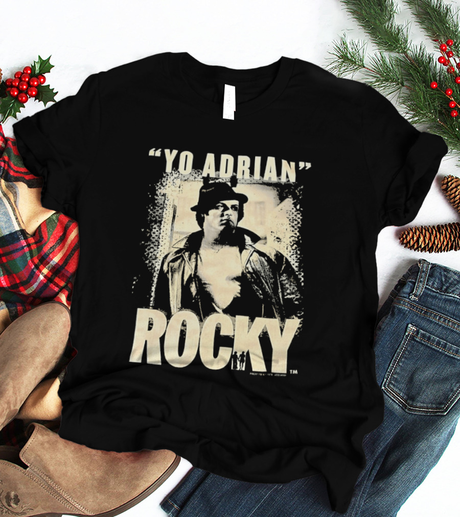 Yo Adrian Rocky Balboa Retro Movie T-Shirt