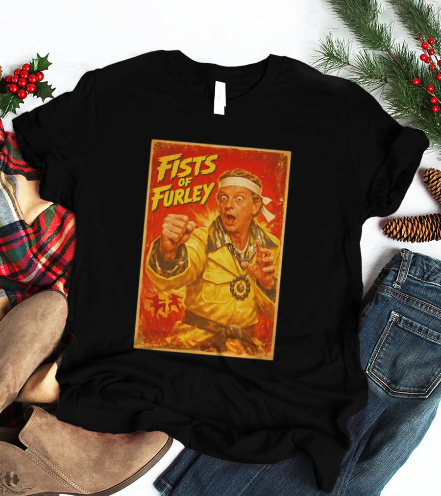 Fists Of Furley Retro Karate Kung Fu Master T-Shirt