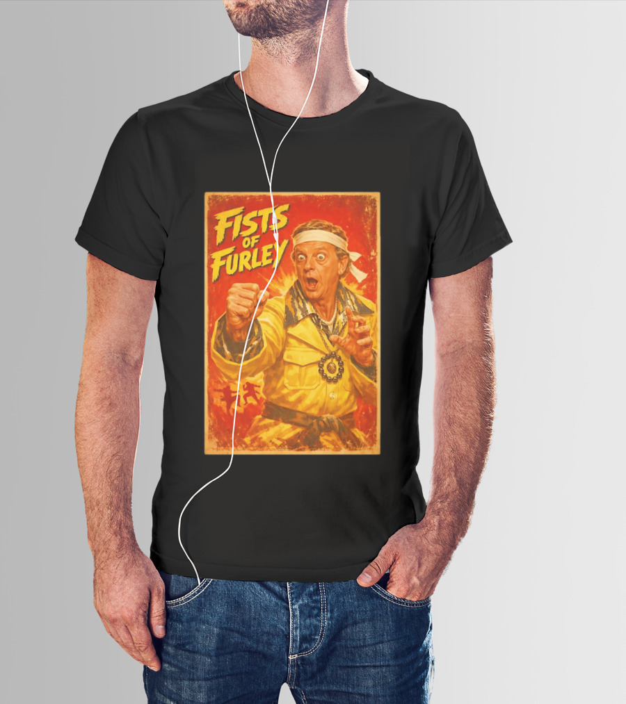 Fists Of Furley Retro Karate Kung Fu Master T-Shirt