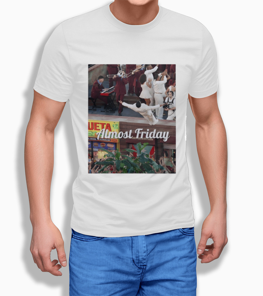 Almost Friday Bad Bunny Un Verano Sin Ti Party Scene T-Shirt