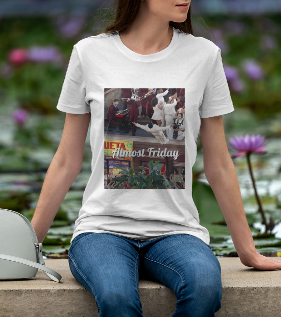 Almost Friday Bad Bunny Un Verano Sin Ti Party Scene T-Shirt