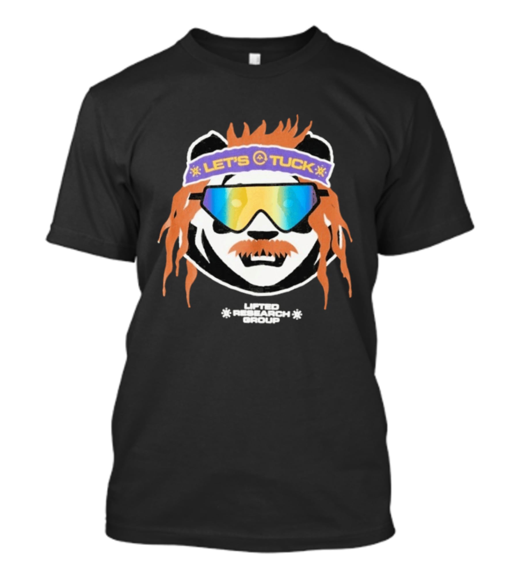 Lifted Research Group Let's Tuck Panda Snowboarding Sunglasses T-Shirt