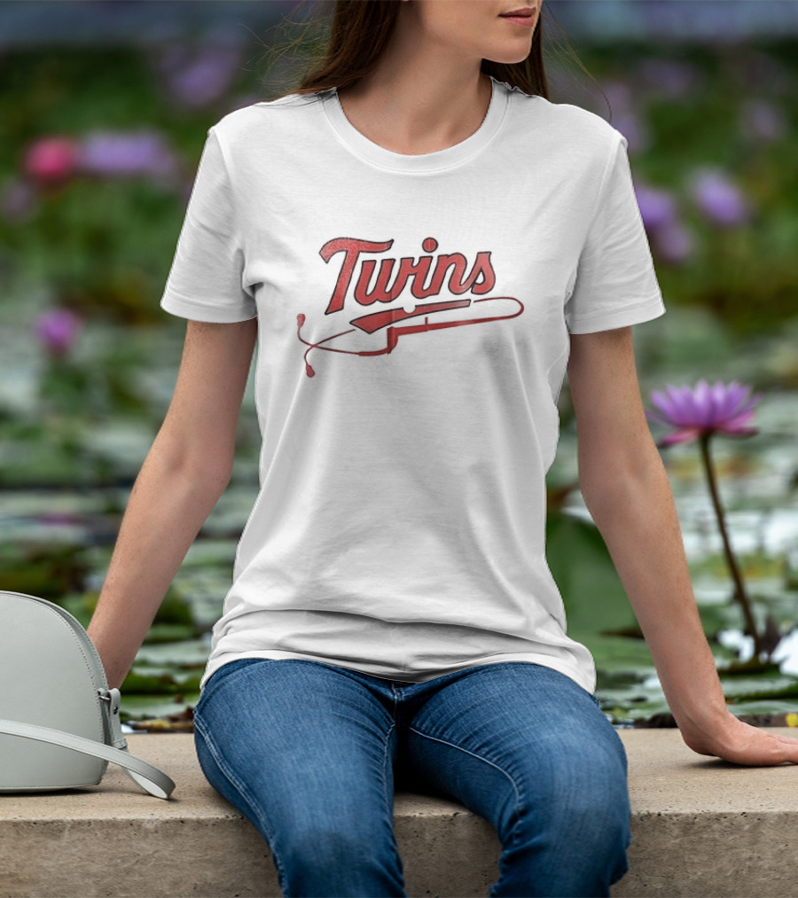 Minnesota Twins Heartbeat Healthcare Appreciation T-Shirt