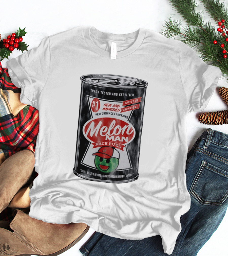 Ross Chastain #1 Melon Man Race Fuel Track Tested Performance Enhancing T-Shirt