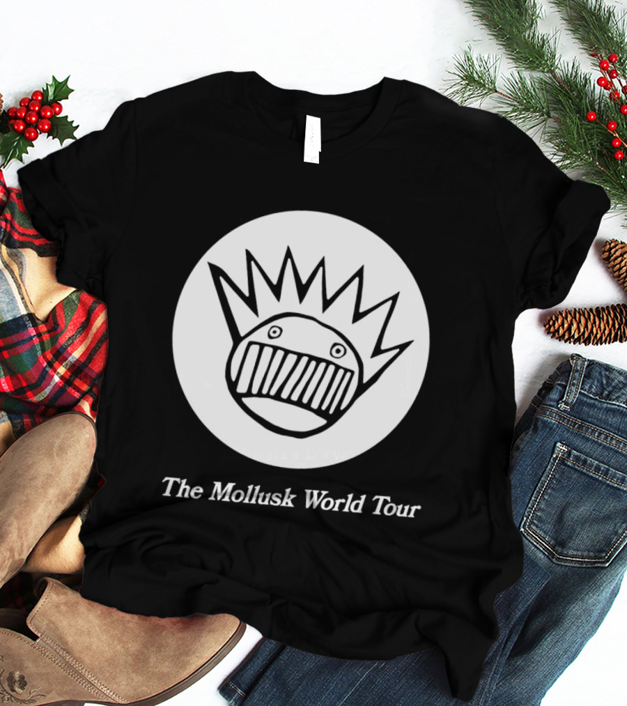 Mollusk World Tour Iconic Logo Ween Band Merchandise T-Shirt