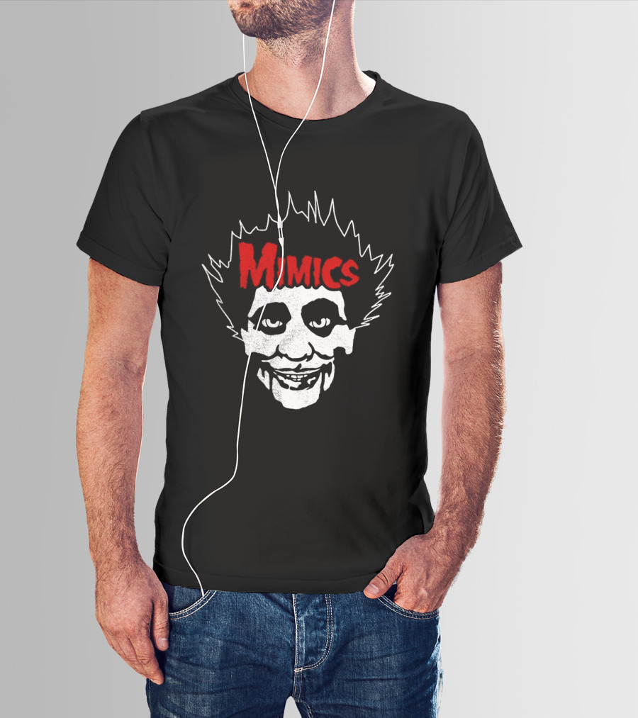 Mimics Fergus Joker Face Wild Hair T-Shirt