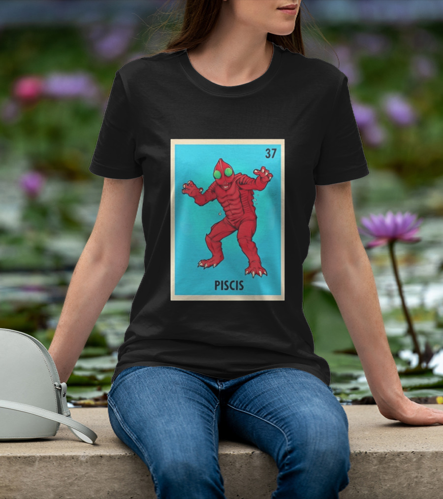 Piscis Card 37 Loteria Monster T-Shirt