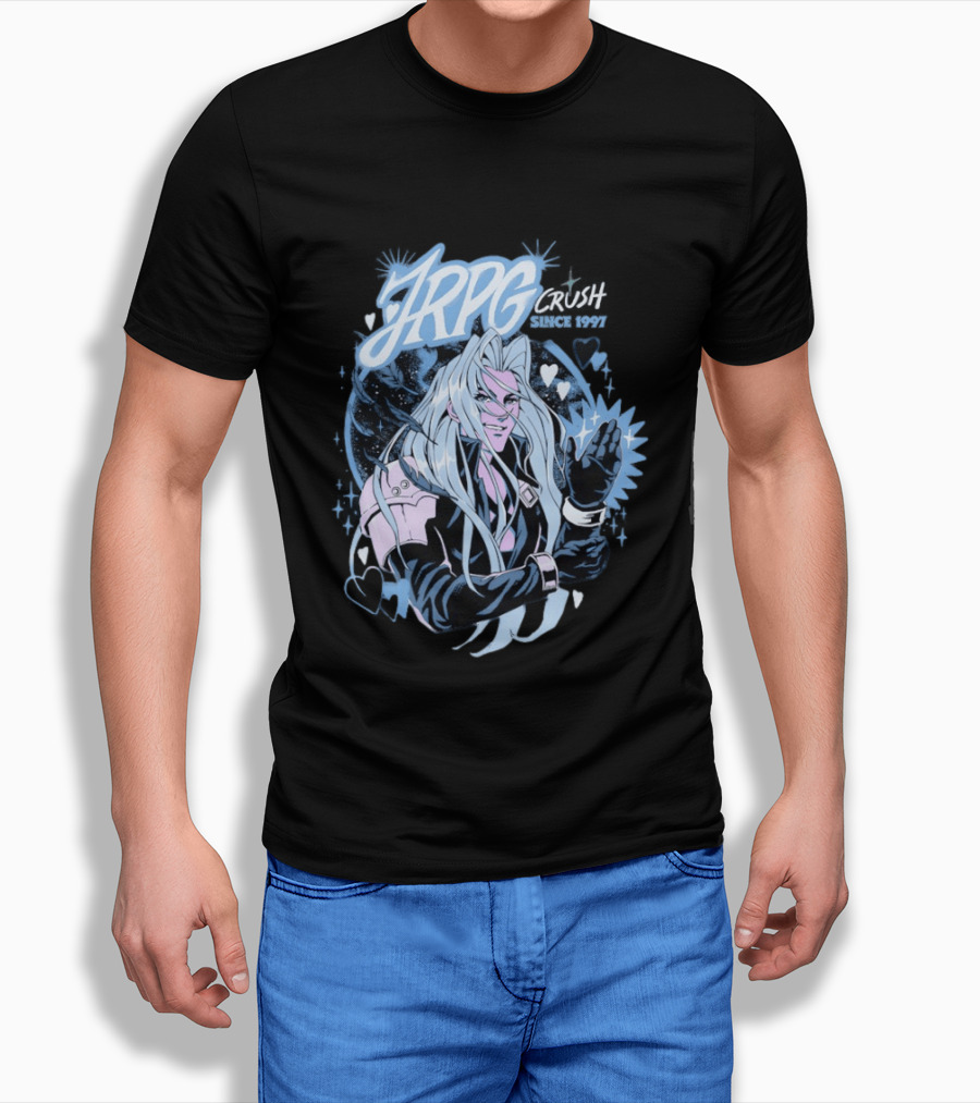 Sefikura JRPG Crush Iconic Character Tribute Since 1997 T-Shirt