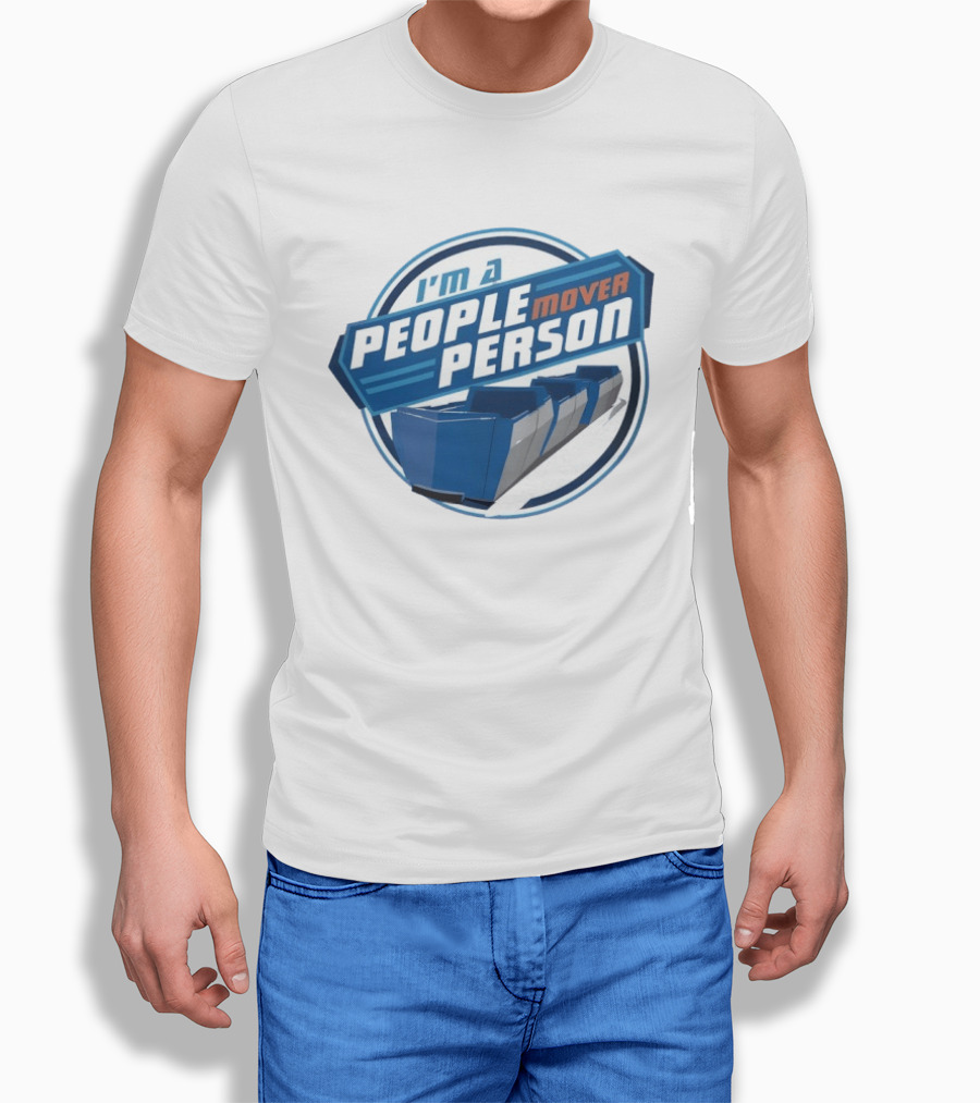 I'm A People Mover Person Retro Style Transport T-Shirt
