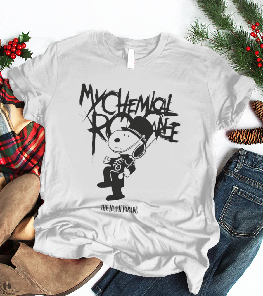 My Chemical Romance Snoopy The Black Parade Fan T-Shirt