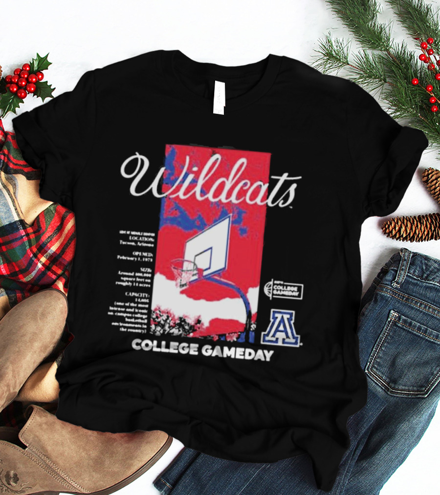 Arizona Wildcats Basketball College Gameday T-Shirt