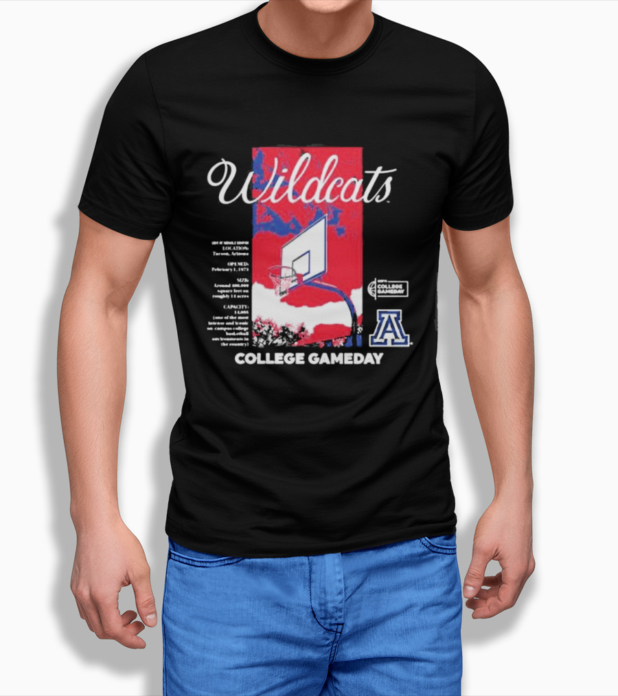 Arizona Wildcats Basketball College Gameday T-Shirt