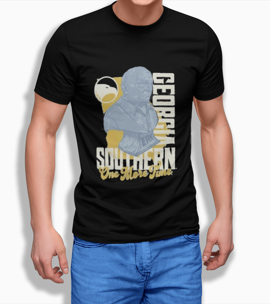 Georgia Southern Erk Russell Eagles One More Time Coach T-Shirt